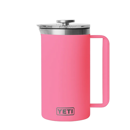 YETI Rambler® French Press with DuraSip™ Ceramic Lining 34 oz Tropical Pink 