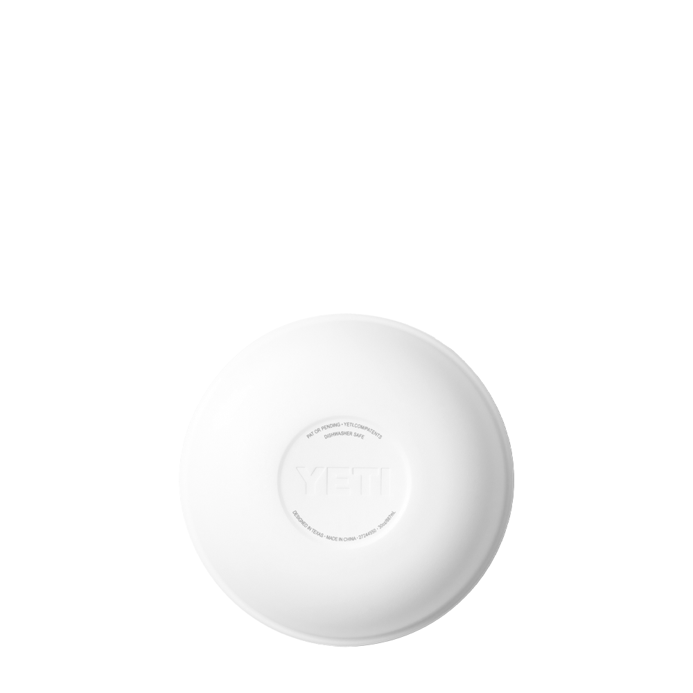 YETI Rambler® Insulated Bowl 1.0 qt White bottom view 