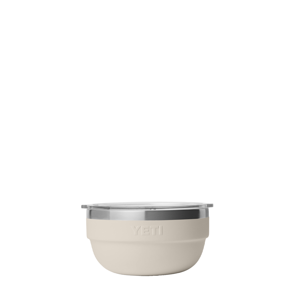 YETI Rambler® Insulated Bowl 1.0 qt Cape Taupe back side 