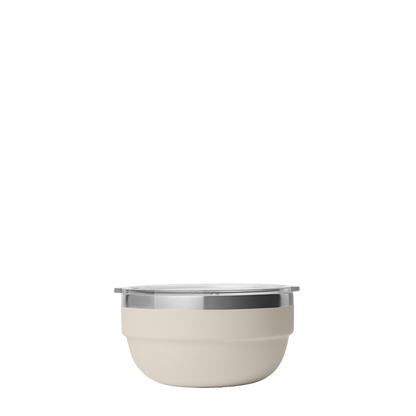 YETI Rambler® Insulated Bowl 1.0 qt Cape Taupe customization side front  