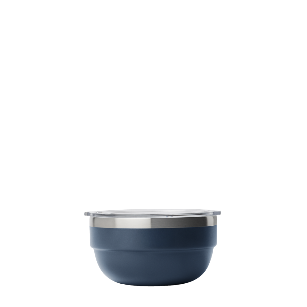 YETI Rambler® Insulated Bowl 1.0 qt Navy customization side front 