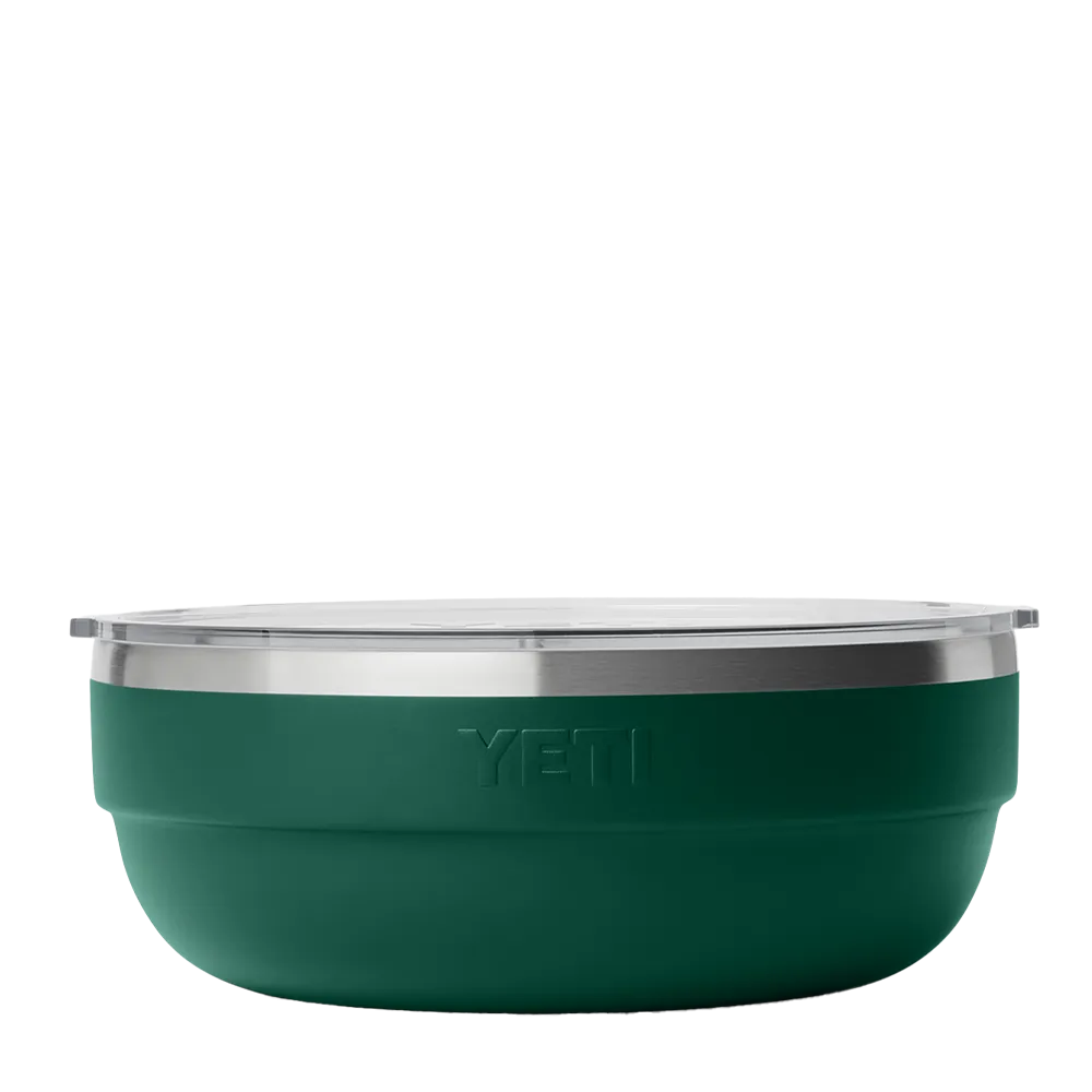 YETI Rambler® Insulated Low Bowl 3.6 qt Black Forest Green 