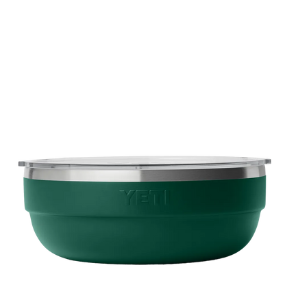 YETI Rambler® Insulated Low Bowl 3.6 qt Black Forest Green 