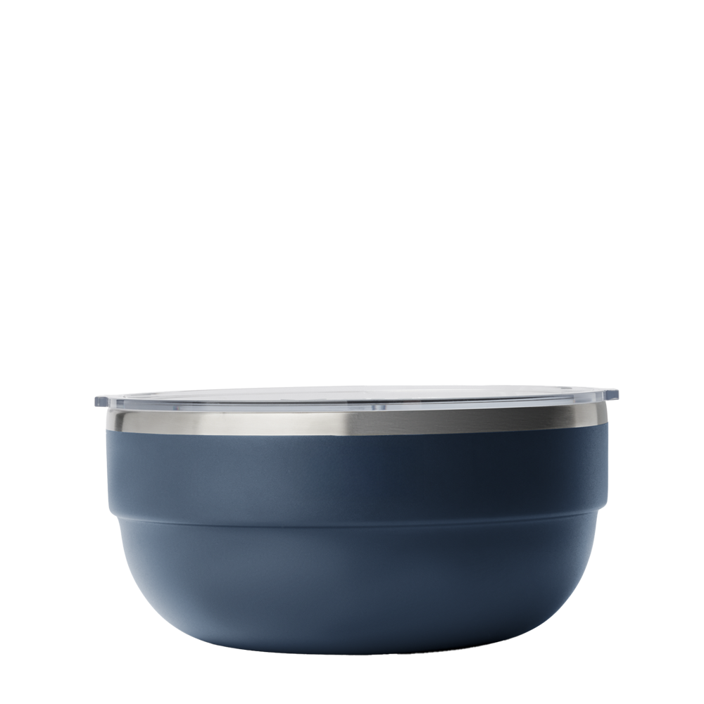 YETI Rambler® Insulated Bowl 4.5 qt Navy customization side front 