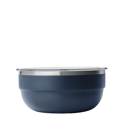 YETI Rambler® Insulated Bowl 4.5 qt Navy customization side front 