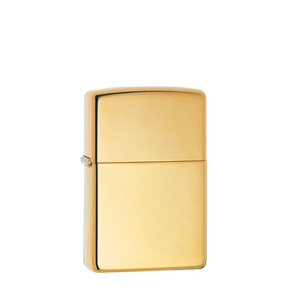 Zippo Classic Lighter in Brushed Brass 