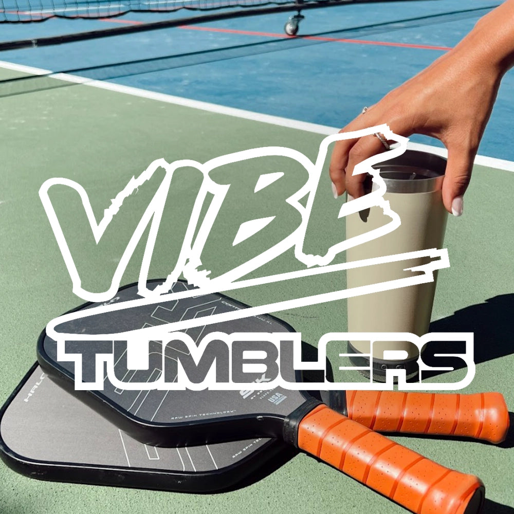 Vibe Speaker Tumbler Logo