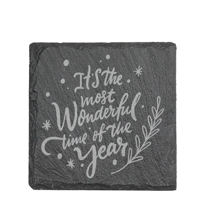 Holiday 2024 | Slate Square Coaster