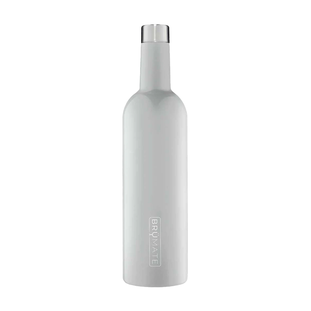 Glitter White BRUMATE Winesulator 25 OZ Stainless Steel Wine Bottle Used  Once