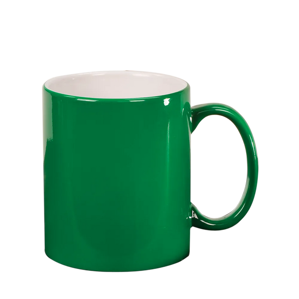 Customized Round Mug 11oz Mugs from Custom Branding #color_green