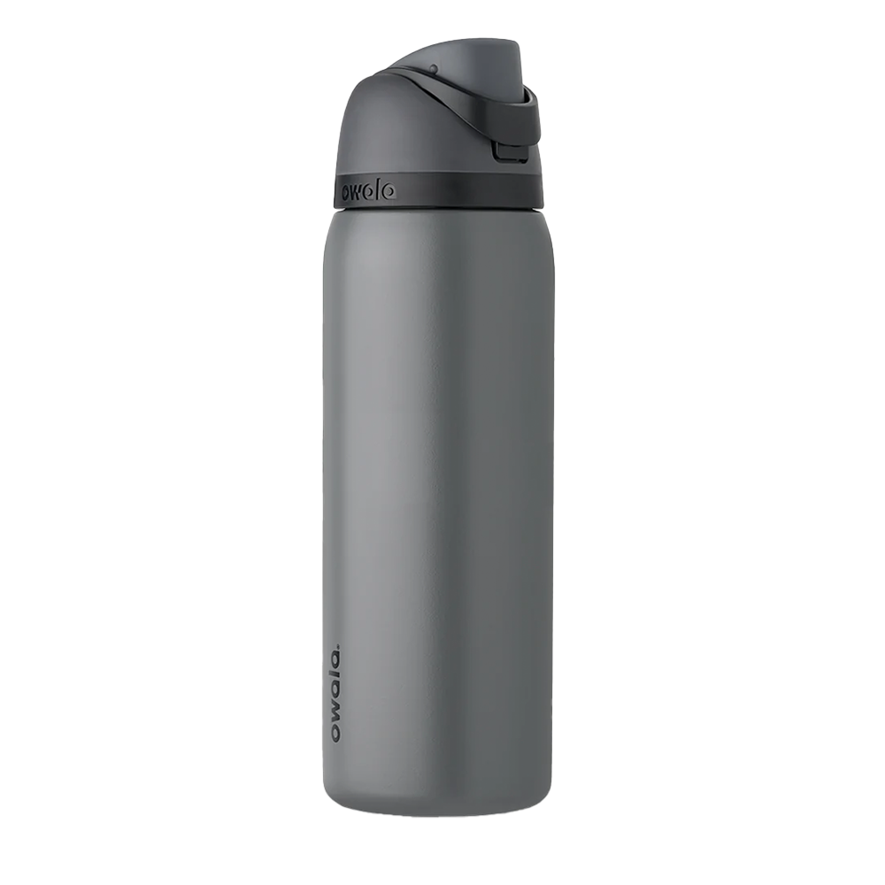 Owala Free Sip Water Bottle 32 oz Stainless Steel Insulated Black 2 Bottles  New