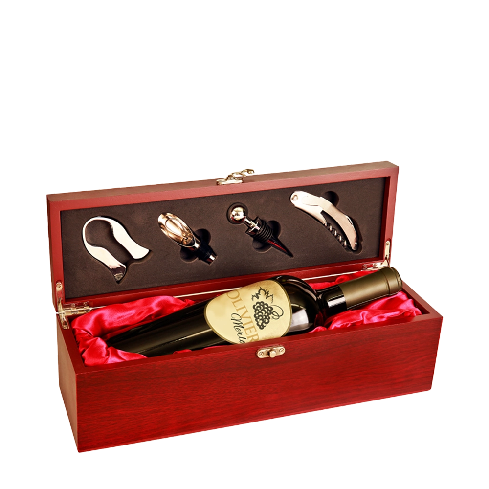 Customized Wine Box with Tools Cocktail & Barware Tool Sets from Custom Branding