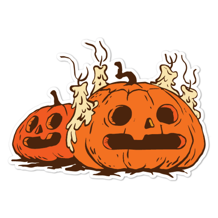 Customized Halloween Pumpkin Patch Sticker Pack from Custom Branding 