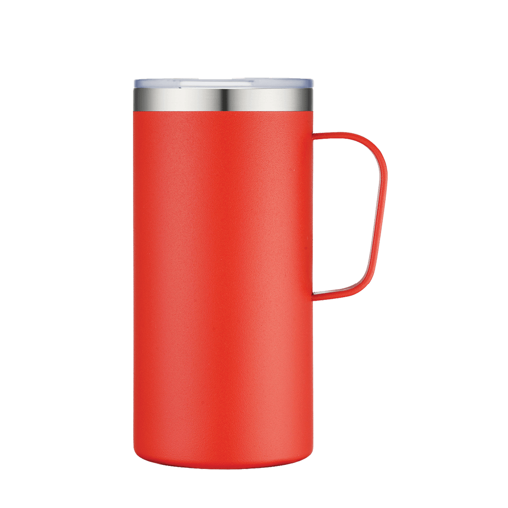 Travel Coffee Mug With Handle Personalized Insulated Coffee Mug Steel Coffee  Mug Steel Coffee Cup Powder Coated Coffee Mug Custom 