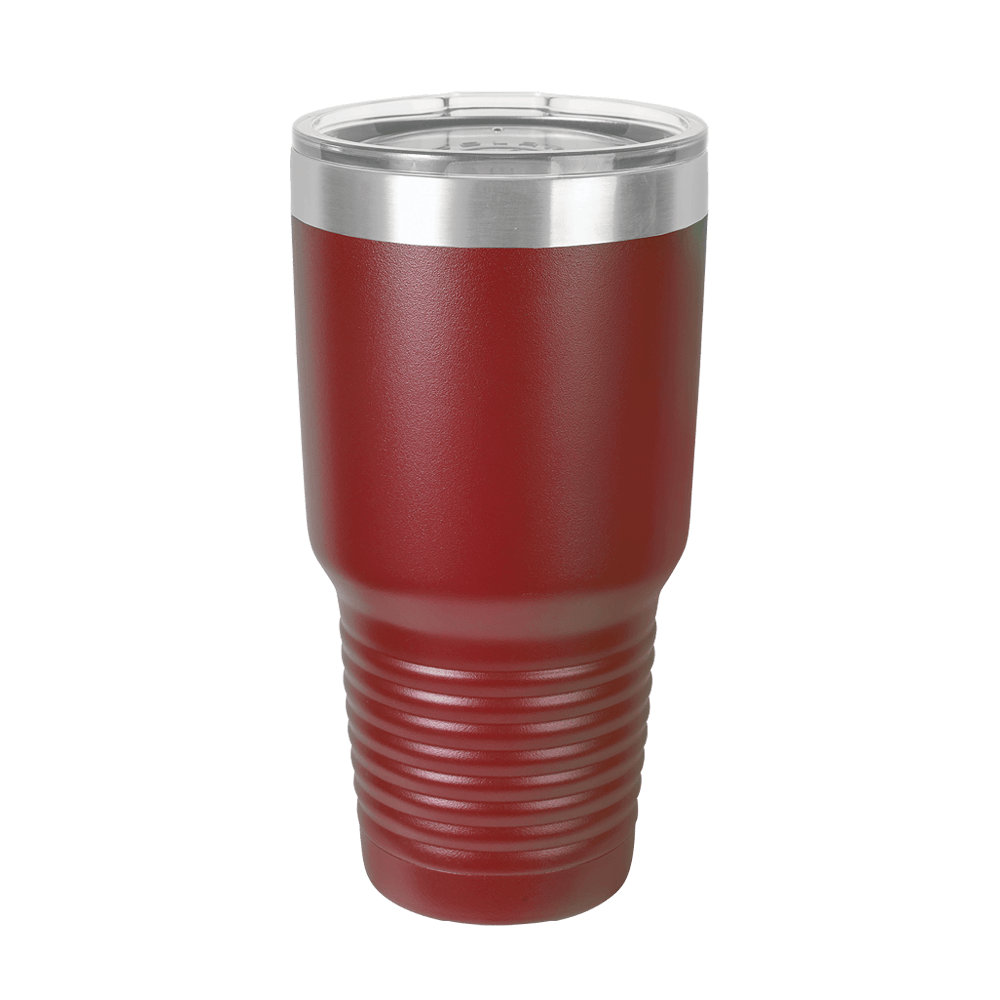 Customized Ringneck Tumbler | 30 oz Tumblers from Polar Camel Maroon 