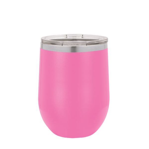 Customized Stemless Wine Tumbler 12 oz Tumblers from Polar Camel #color_pink