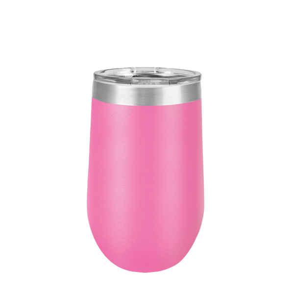 Customized Stemless Wine Tumbler 16 oz Tumblers from Polar Camel #color_pink