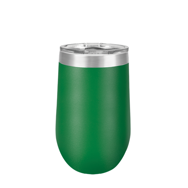 Customized Stemless Wine Tumbler 16 oz Tumblers from Polar Camel #color_green