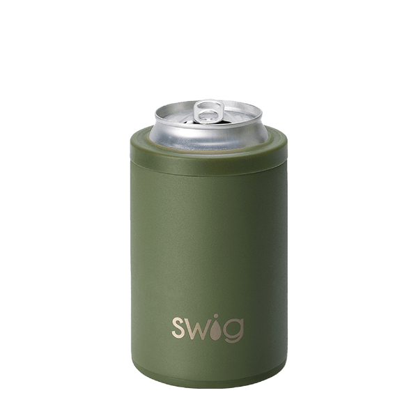 Customized Can Holder Can & Bottle Sleeves from Swig #color_od-green
