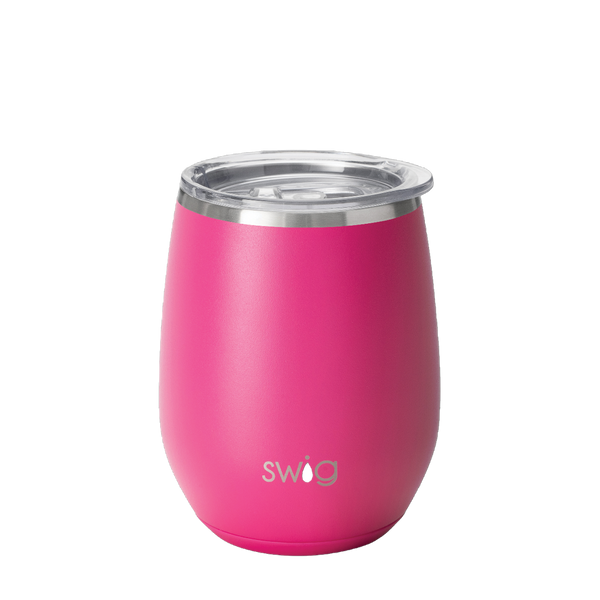 Customized Wine Tumbler 14 oz Tumblers from Swig #color_hot-pink
