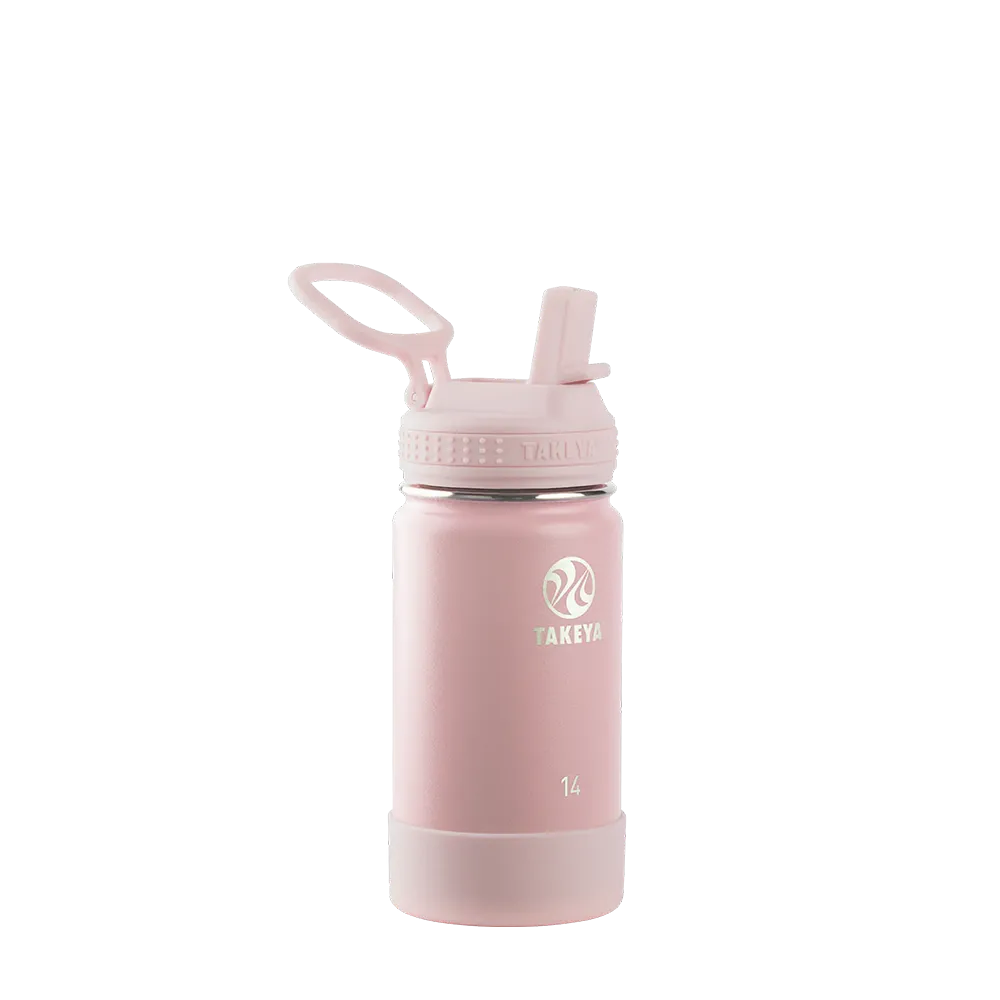 Customized Actives Kids Straw Tumbler 14 oz Water Bottles from Takeya 