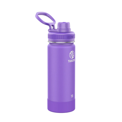 Customized Actives Water Bottle Spout Lid 18 oz Water Bottles from Takeya 