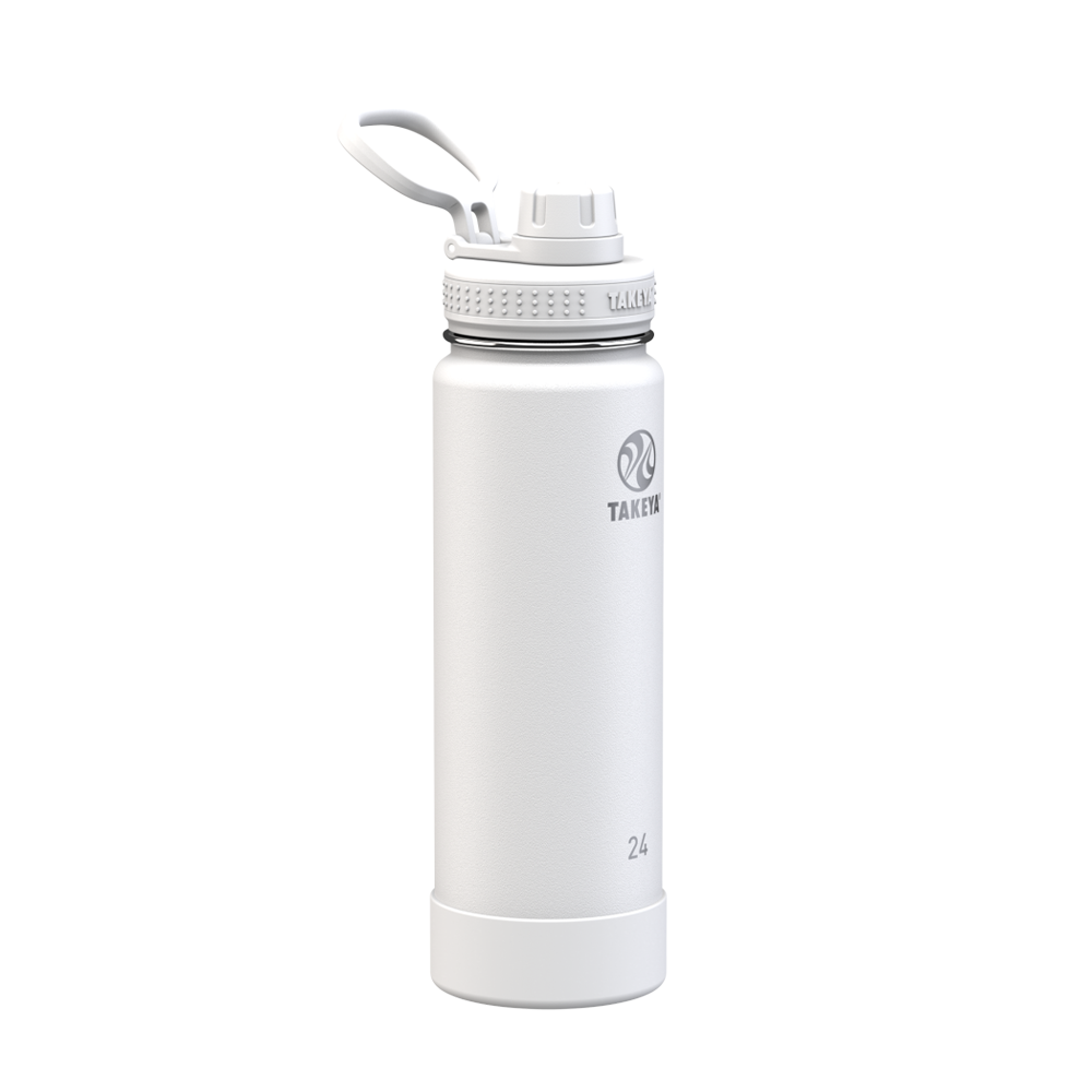 Customized Actives Water Bottle Spout Lid 24 oz Water Bottles from Takeya 