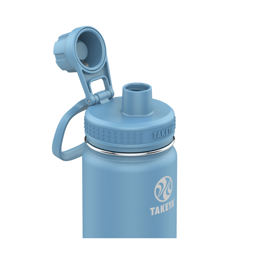 Customized Actives Water Bottle Spout Lid 24 oz Water Bottles from Takeya 