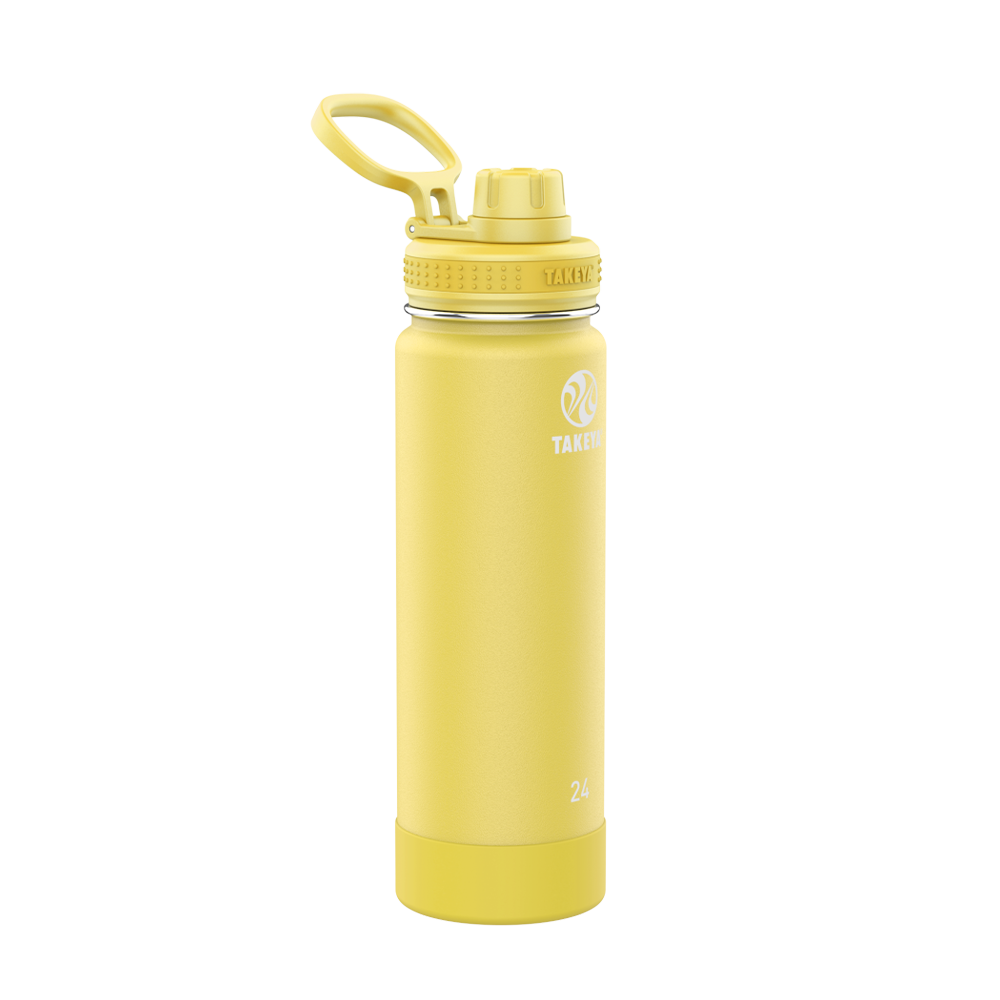 Customized Actives Water Bottle Spout Lid 24 oz Water Bottles from Takeya 