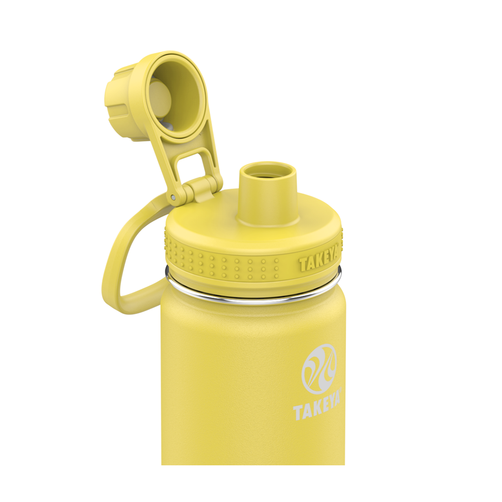 Customized Actives Water Bottle Spout Lid 24 oz Water Bottles from Takeya 