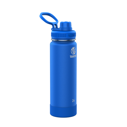 Customized Actives Water Bottle Spout Lid 24 oz Water Bottles from Takeya 