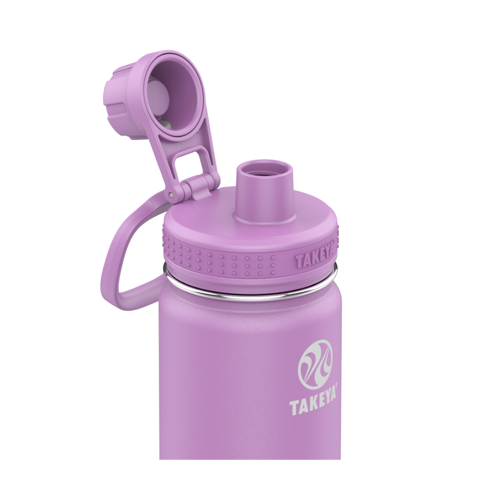 Customized Actives Water Bottle Spout Lid 24 oz Water Bottles from Takeya 
