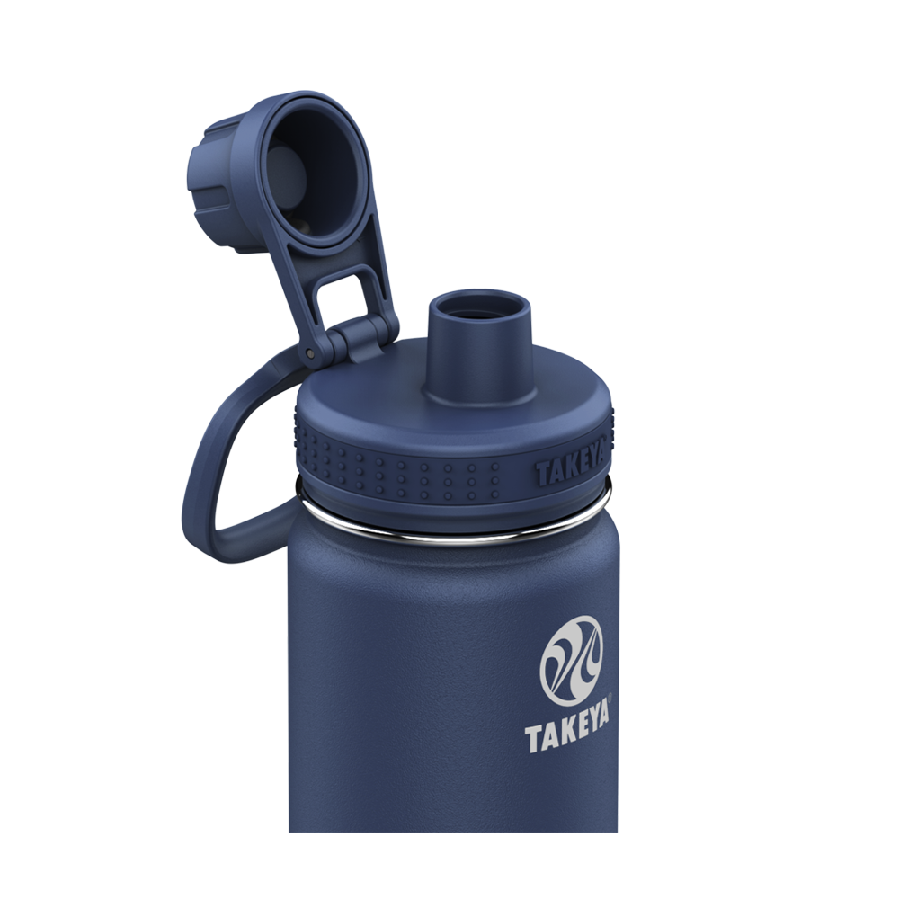 Customized Actives Water Bottle Spout Lid 24 oz Water Bottles from Takeya 