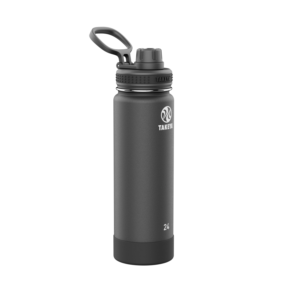 Customized Actives Water Bottle Spout Lid 24 oz Water Bottles from Takeya 