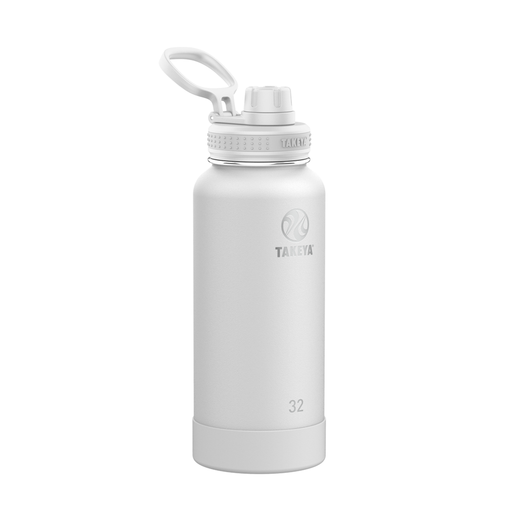 Customized Actives Water Bottle Spout Lid 32 oz Water Bottles from Takeya 