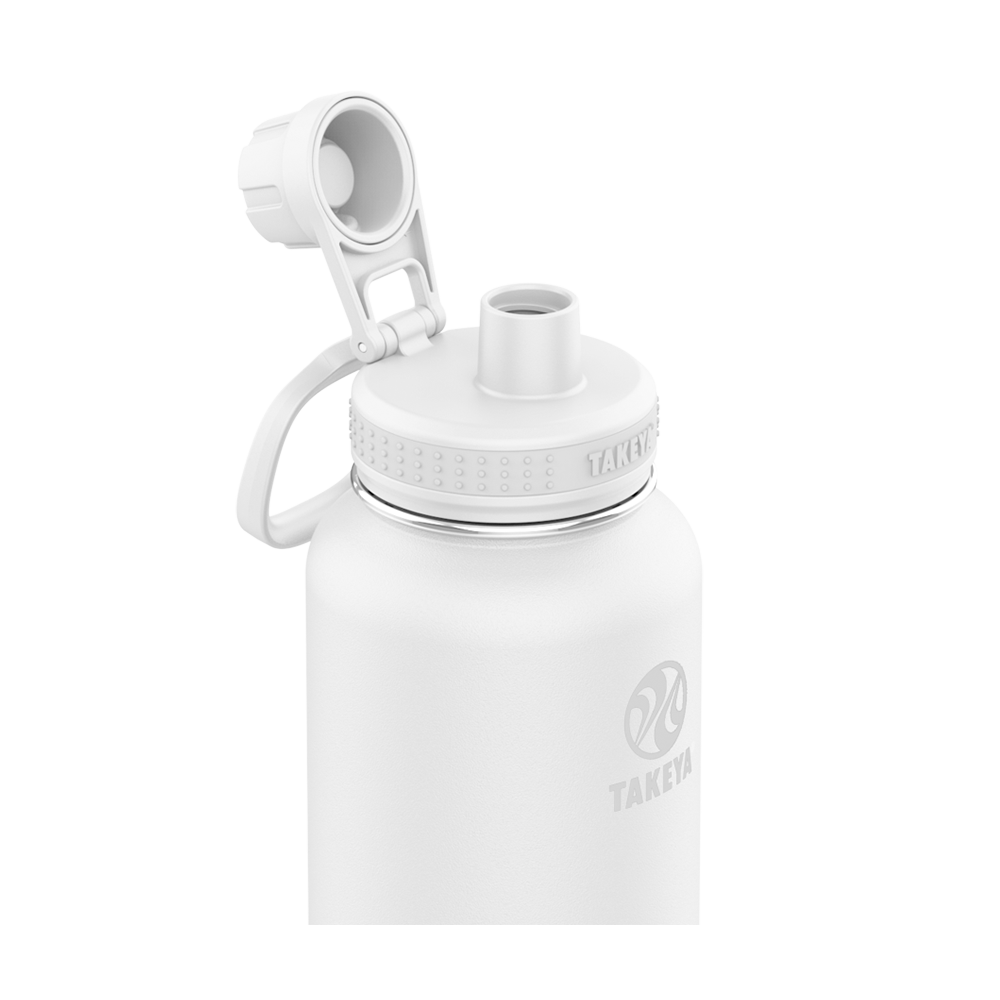 Customized Actives Water Bottle Spout Lid 32 oz Water Bottles from Takeya 