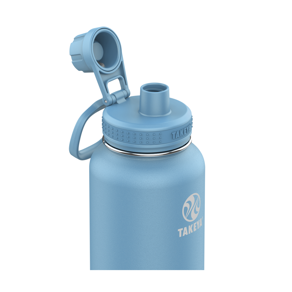 Customized Actives Water Bottle Spout Lid 32 oz Water Bottles from Takeya 