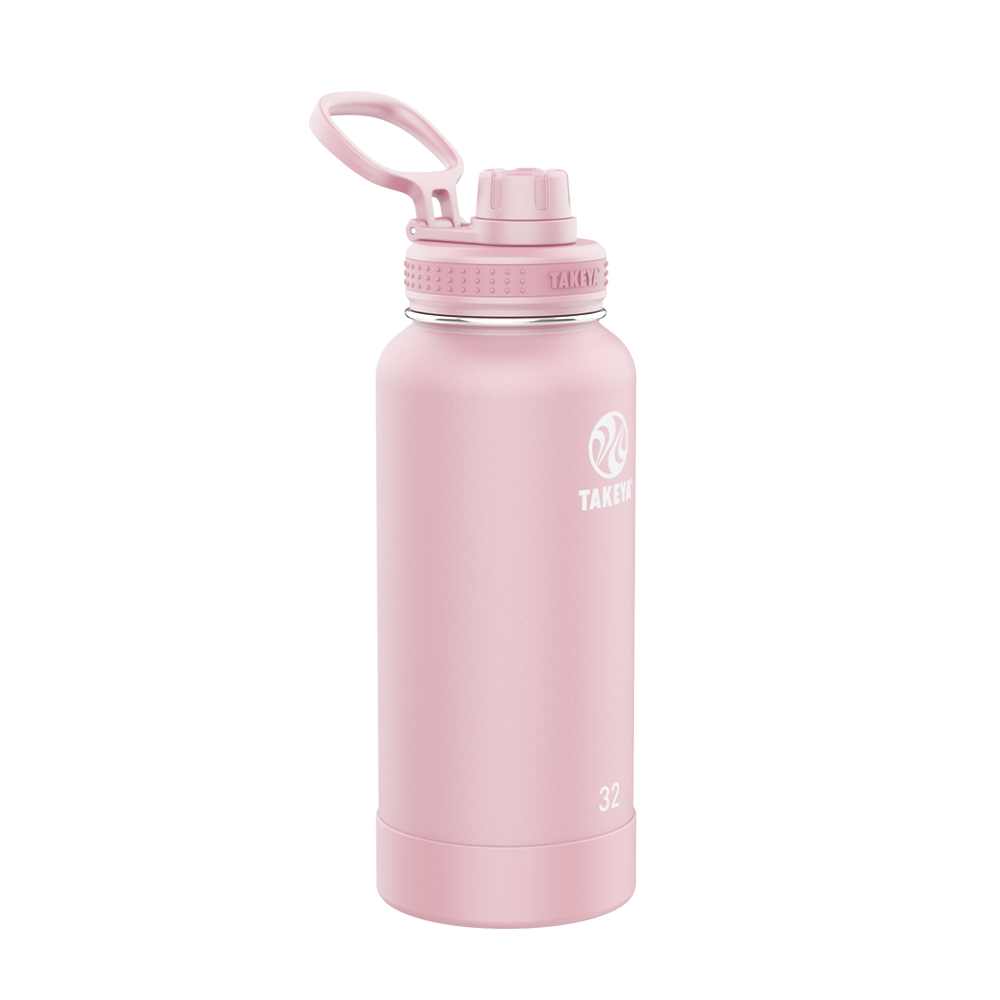 Customized Actives Water Bottle Spout Lid 32 oz Water Bottles from Takeya 