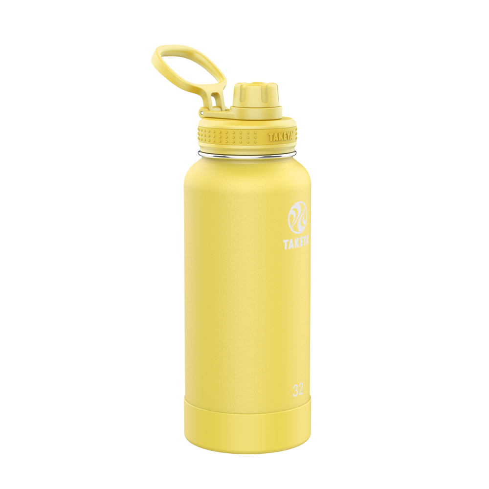 Customized Actives Water Bottle Spout Lid 32 oz Water Bottles from Takeya 