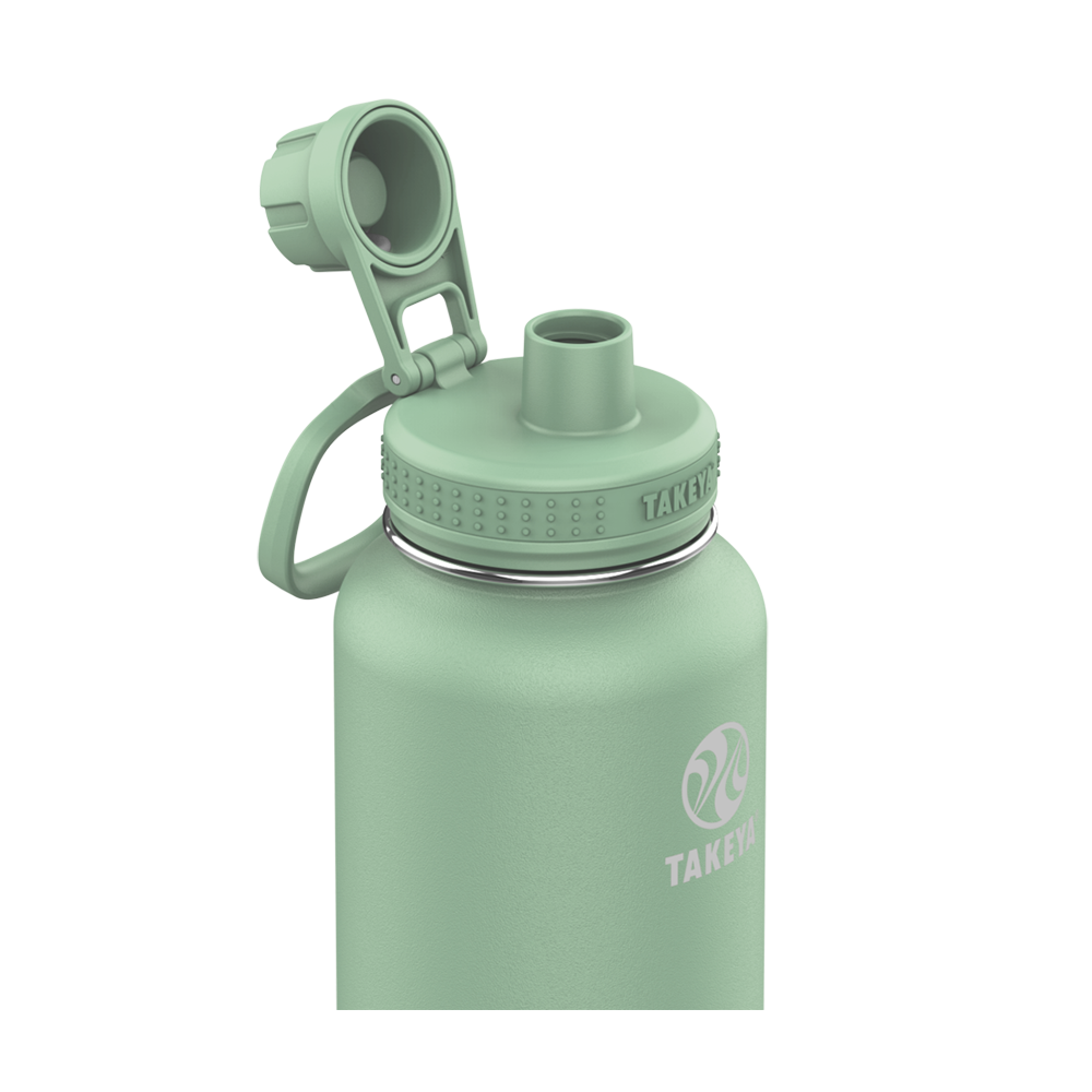 Customized Actives Water Bottle Spout Lid 32 oz Water Bottles from Takeya 