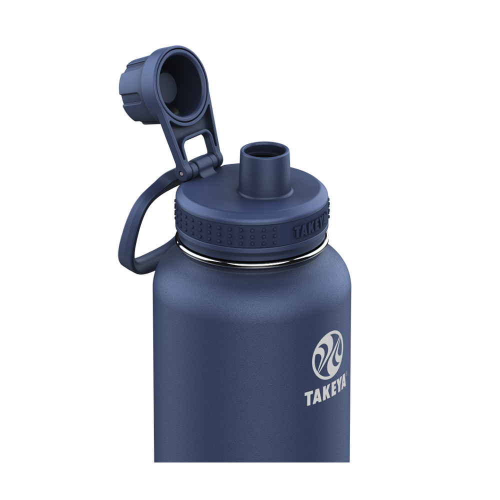 Customized Actives Water Bottle Spout Lid 32 oz Water Bottles from Takeya 