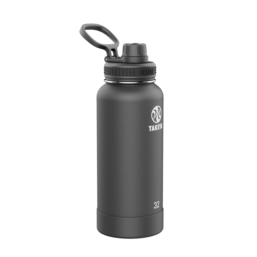 Customized Actives Water Bottle Spout Lid 32 oz Water Bottles from Takeya 
