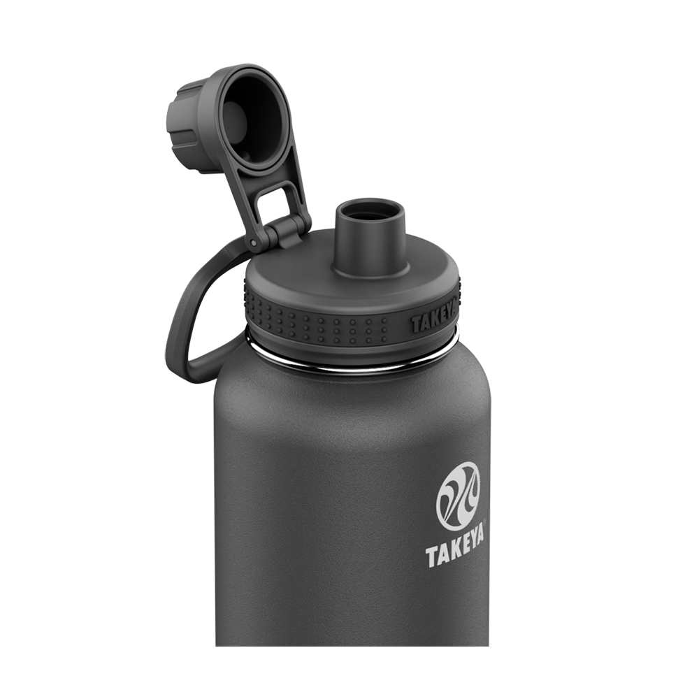 Customized Actives Water Bottle Spout Lid 32 oz Water Bottles from Takeya 