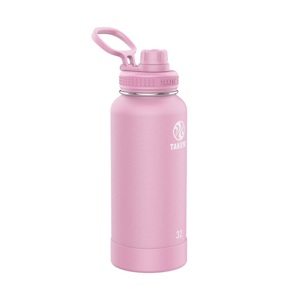 Customized Actives Water Bottle Spout Lid 32 oz Water Bottles from Takeya 