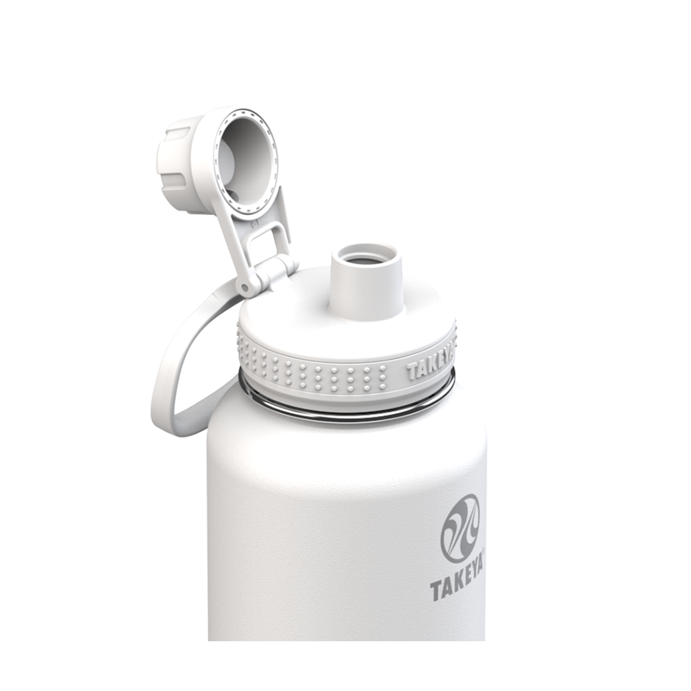 Customized Actives Water Bottle Spout Lid 40 oz Water Bottles from Takeya 