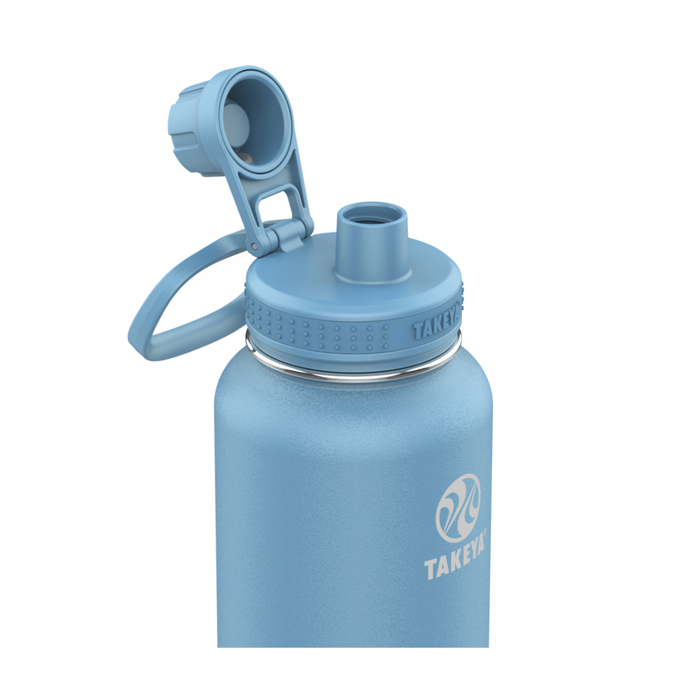 Customized Actives Water Bottle Spout Lid 40 oz Water Bottles from Takeya 
