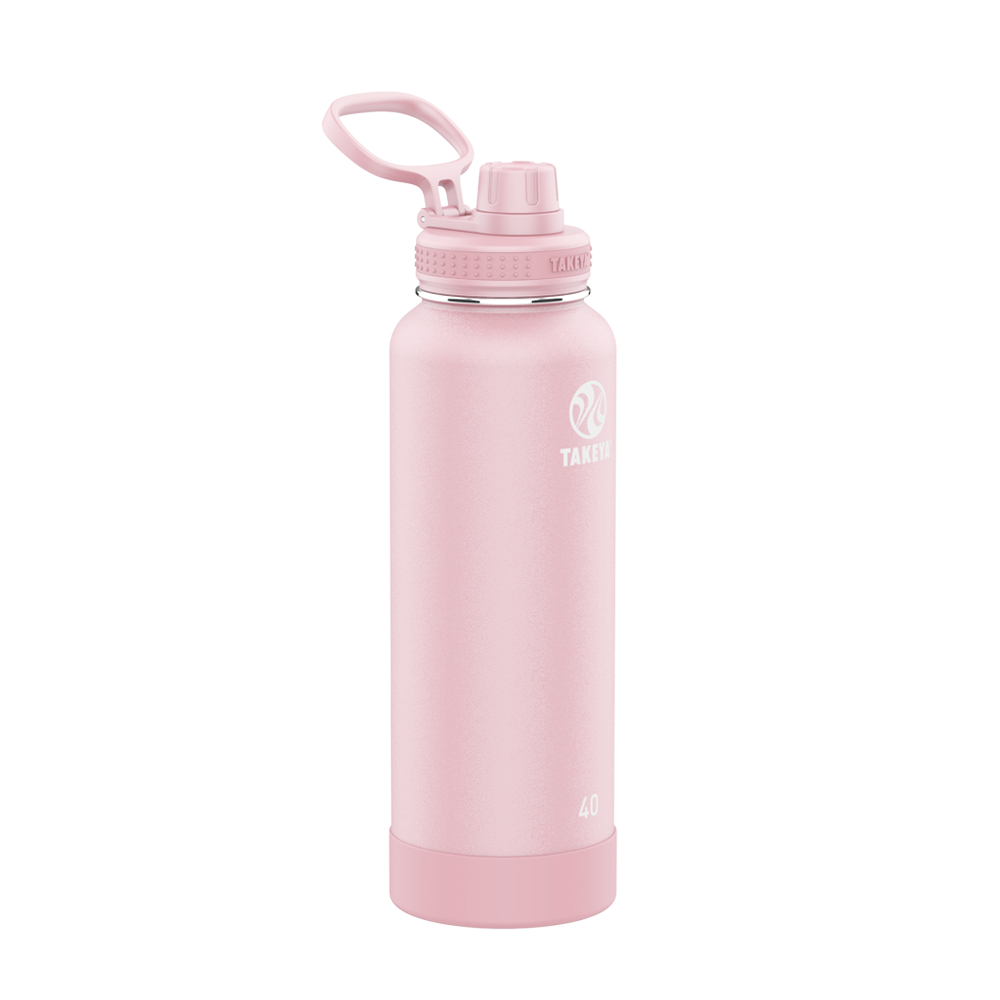 Customized Actives Water Bottle Spout Lid 40 oz Water Bottles from Takeya 