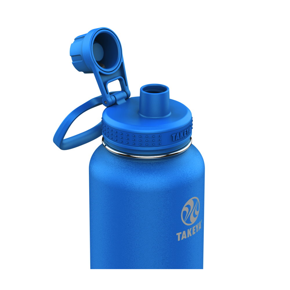 Customized Actives Water Bottle Spout Lid 40 oz Water Bottles from Takeya 