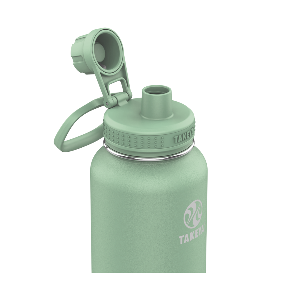 Customized Actives Water Bottle Spout Lid 40 oz Water Bottles from Takeya 