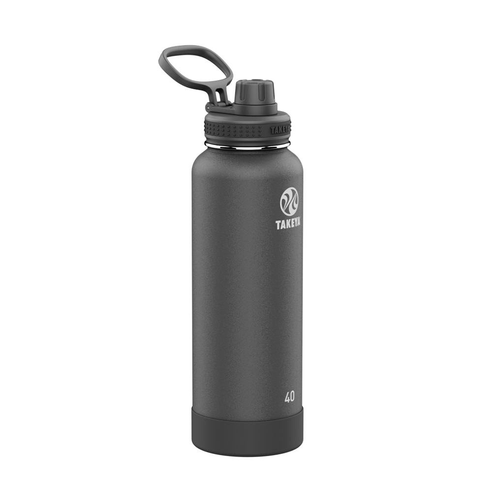 Customized Actives Water Bottle Spout Lid 40 oz Water Bottles from Takeya 